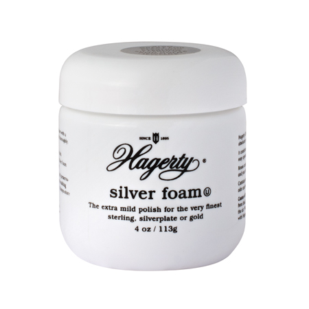 Hagerty Silver Foam for jewelry: The extra mild polish for the very finest sterling, silverplate, and gold.